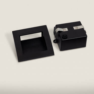 Bild von LED-Wegeleuchte Außen 4W Einbau Rechteckig Schwarz Leif