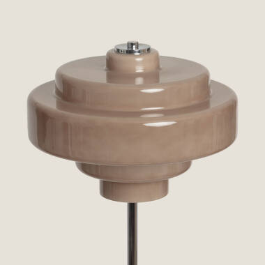 Afbeelding van Staande lamp van Metaal en Glas Nova