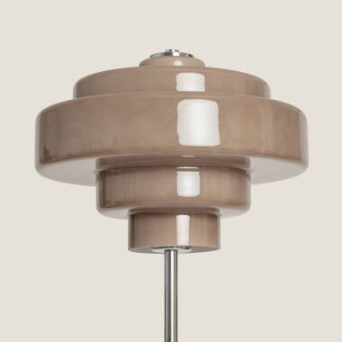 Afbeelding van Staande lamp van Metaal en Glas Nova
