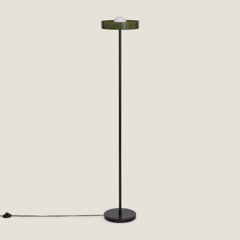 Afbeelding van Staande lamp Elva Metaal en Glas
