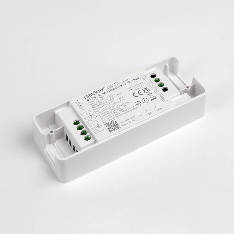 Bild von LED Dimmer TRIAC Zigbee MiBoxer TRI-PZ High Power kompatibel mit Funkfernbedienung und Taster