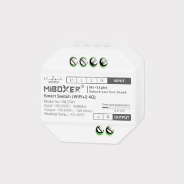 Konverter von Taster zu WiFi Relais Schalter LED MiBoxer WL-SW1