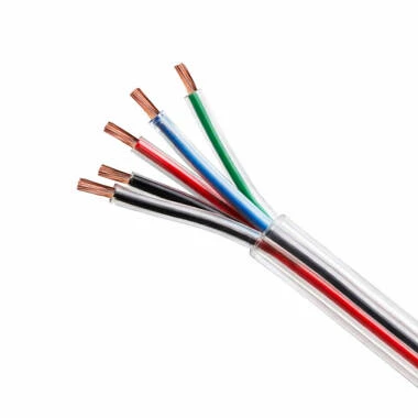 Câble Électrique Gaine 5 Conducteurs H03VV-F3 pour Barre Linéaire LUXOR PRO