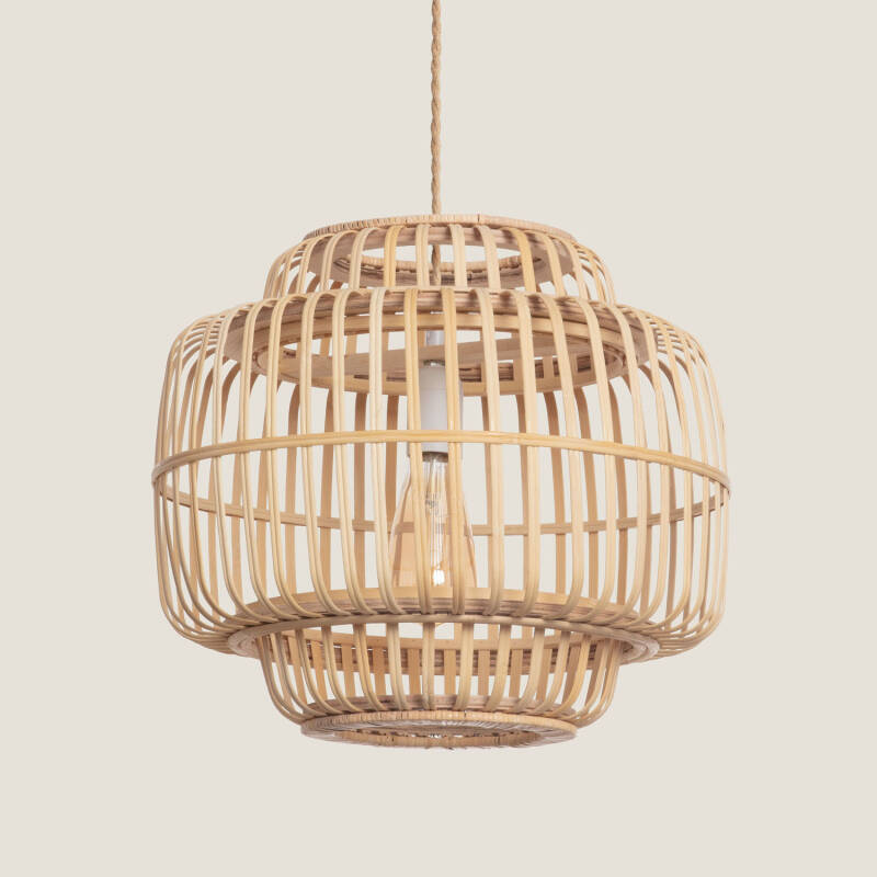 Bild von Pendelleuchte Bambus Moruya