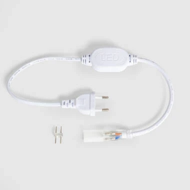 Gleichrichterkabel für LED Schlauch Rund 220V AC IP65 Schnitt 100cm