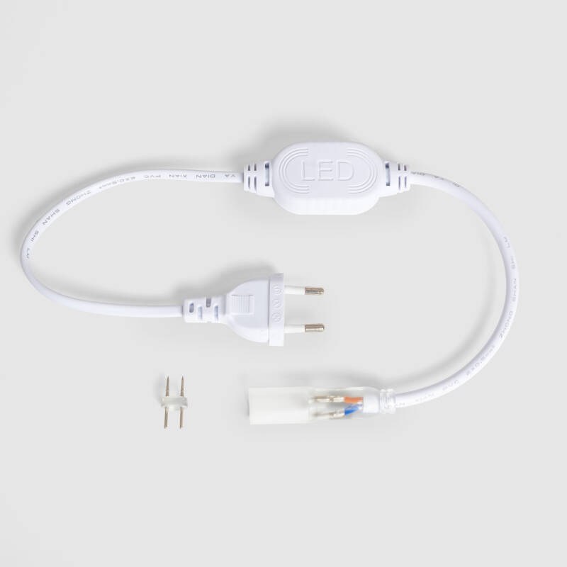 Afbeelding van Gelijkrichterkabel LED-slang rond 220V AC IP65 lengte 100 cm