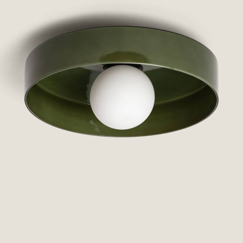 Image de Plafonnier Verre Elva