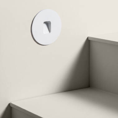 Image of Olite 2W Round Recessed LED Wall Light