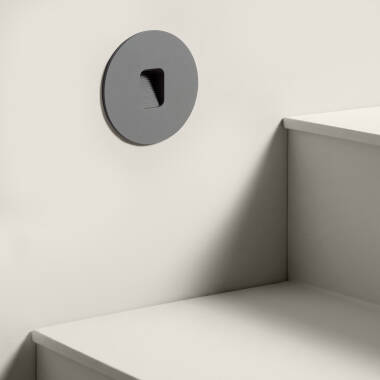 Bild von LED Außenleuchte 2W Unterputz Wandmontage Rund Olite