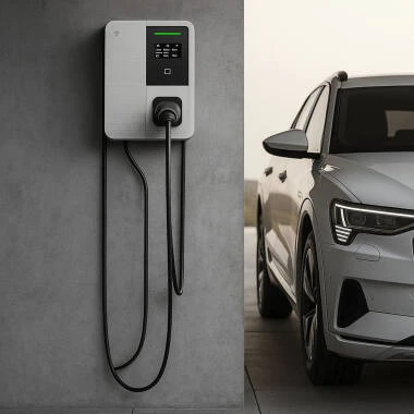 Chargeur pour Voiture Électrique SMART Wifi RFID avec Équilibreur de Puissance 5m