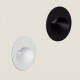 Image de Balise Extérieure Murale LED Encastrable 3W Ronde en Aluminium Coney Blanche 