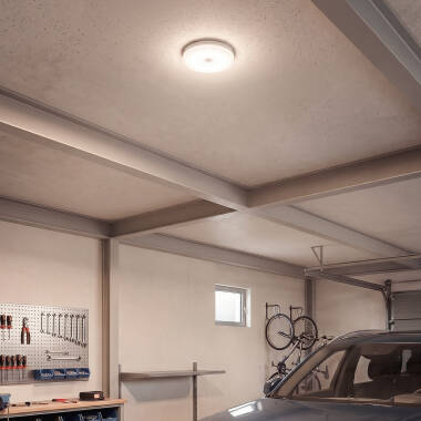 Afbeelding van Plafondlamp LED 12W Rond Ø216 mm No Flicker met PIR Bewegingssensor en Schemeringsensor