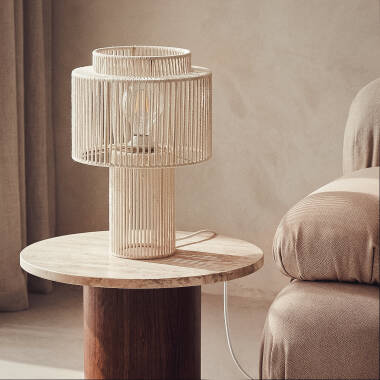 Tafel Lamp van Touw van Katoen Alma