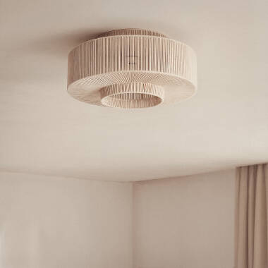 Plafonnier Corde en Coton Alma