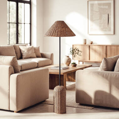 Staande Lamp van Rotan Nara