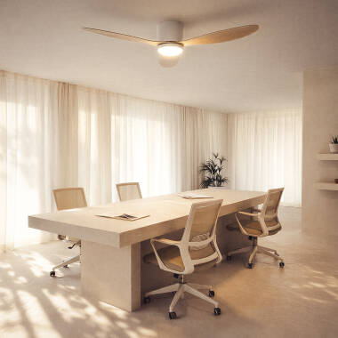 Afbeelding van Stille Plafondventilator met licht DC-motor Weimar