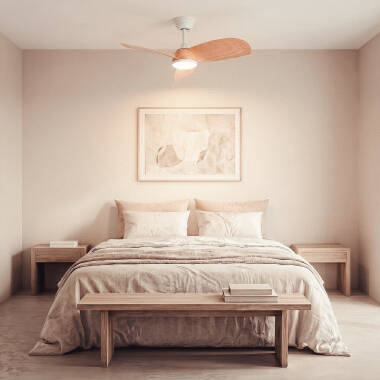 Bild von Deckenventilator mit Licht, geräuscharm, DC Poros Evo
