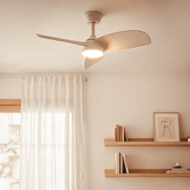 Deckenventilator mit Licht, geräuscharm, DC Poros Evo