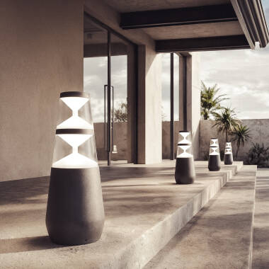 Double-Danko 8W Outdoor LED Bollard 38cm