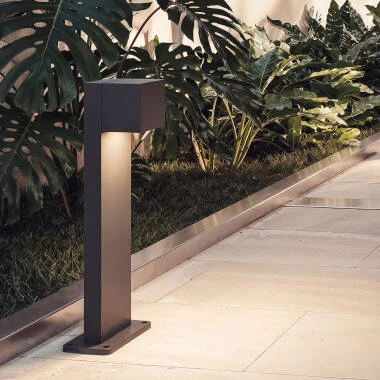 Balise LED Extérieure 10W Aluminium en Saillie sur Pied 50cm Iridix