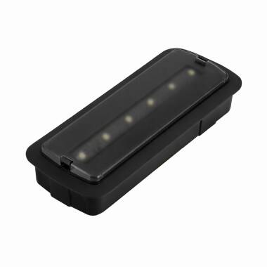 LED Notleuchte 3W 400 lm Permanent/nicht Permanent 3 Stunden Betriebsdauer mit Selbsttest