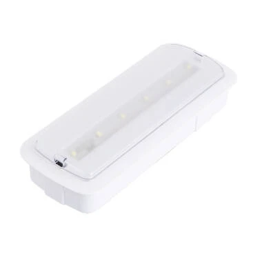 Éclairage de Secours LED 3W 200 lm Permanent/Non Permanent 3 Heures d'Autonomie avec Autotest
