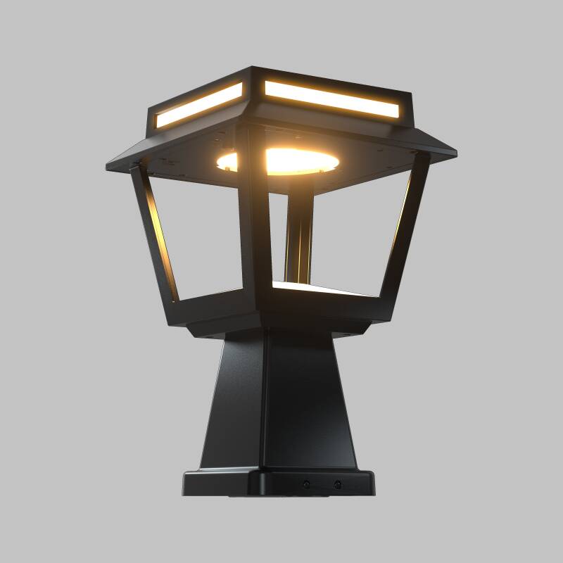 Afbeelding van Sokkellamp Solar LED 15W Tower 100LM/W met Bewegingssensor
