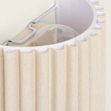 Bild von Wandleuchte aus Leinen Linen