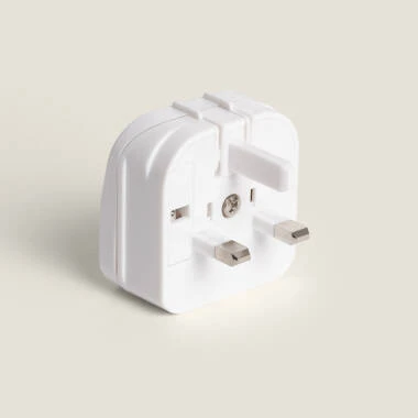 Adapter Wtyczki Typu C (EU, płaska) z Prostym Przewodem do Wtyczki Typu G (UK)