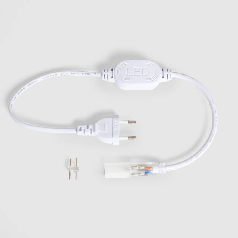 Obrázek Napájecí Kabel pro Kulaté LED Hadice 220V AC IP65 Střih každých 100 cm