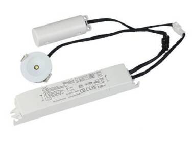 Éclairage de Secours Downlight LED 3W 150lm DALI2 3H d'Autonomie