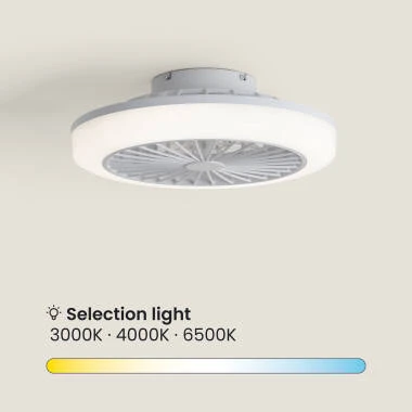 Afbeelding van Plafondventilator Still DC met verlichting Angin 