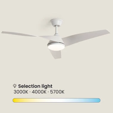 Bild von Deckenventilator mit Licht Lautlos DC Eubea