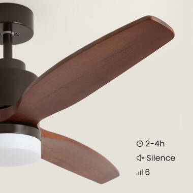 Bild von Deckenventilator mit Licht Leise DC Forest EVO