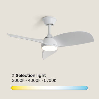 Bild von Deckenventilator mit Licht Lautlos DC Poros Evo
