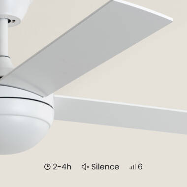 Image de Ventilateur de Plafond avec Éclairage Silencieux DC Pales en Bois Navy Evo