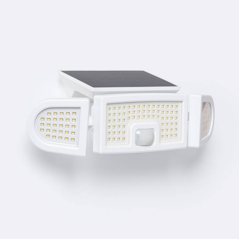 Immagine di Faro Proiettore LED Solare 7W IP65 con Sensore di Movimento PIR e Crepuscolare Cave
