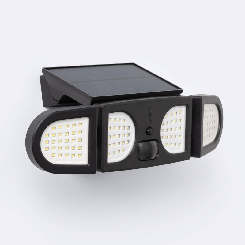 Image de Projecteur solaire LED IP 5W avec détecteur de mouvement PIR et détecteur crépusculaire 