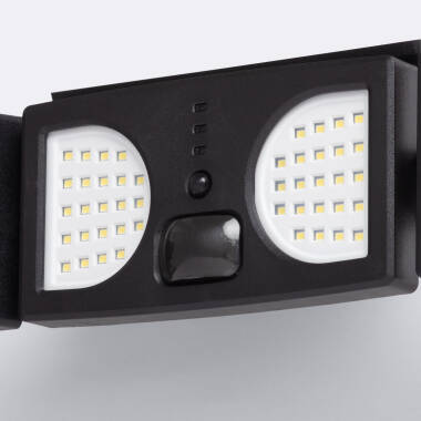 Image de Projecteur solaire LED IP 5W avec détecteur de mouvement PIR et détecteur crépusculaire 
