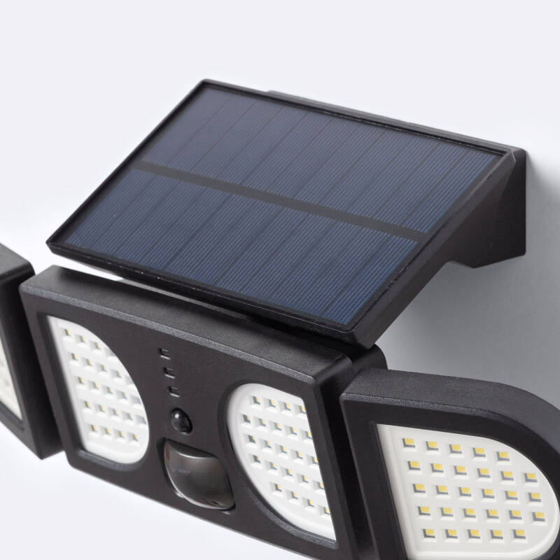 Image de Projecteur solaire LED IP 5W avec détecteur de mouvement PIR et détecteur crépusculaire 