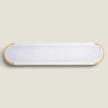 Bild von LED-Deckenleuchte 18W Holz und Metall 140x650 mm CCT Wählbar Dari Lang