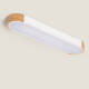 Image de Plafonnier LED 18W Bois et Aluminium 140x650 mm CCT Sélectionnable Dari Lang