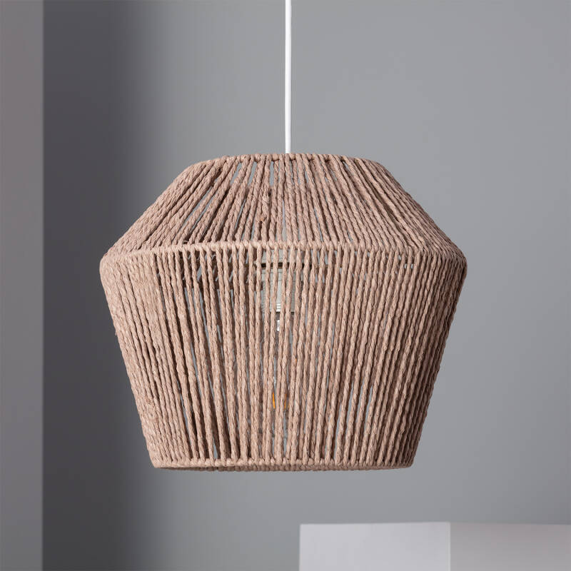 Image of Sauki Braided Paper Pendant Lamp