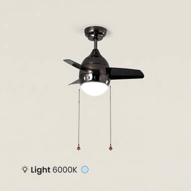 Image de Ventilateur de Plafond LED Noir 66cm Modern
