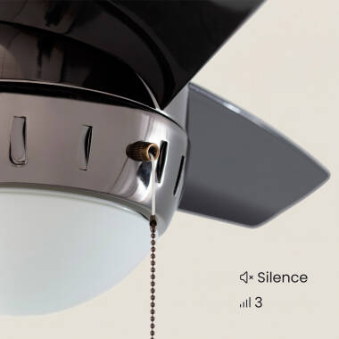 Image de Ventilateur de Plafond LED Noir 66cm Modern
