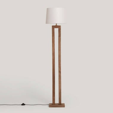 Staandelamp Hout Abner