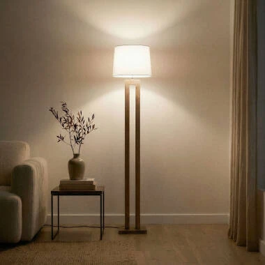 Image de Lampadaire Bois Abner