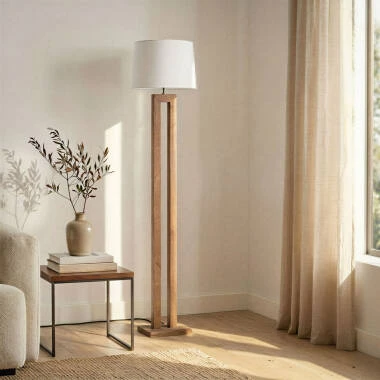 Image de Lampadaire Bois Abner