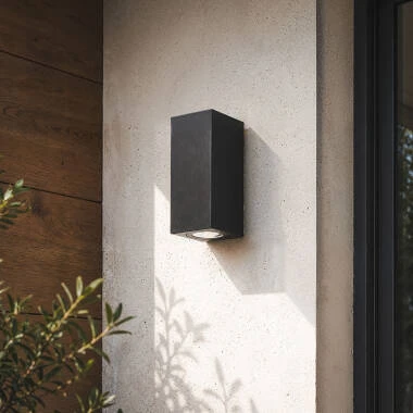 Wandlamp Outdoor Dubbelzijdige Verlichting Miseno Zwart
