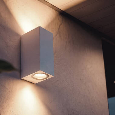 Afbeelding van Wandlamp Outdoor Dubbelzijdige Verlichting Miseno Wit 